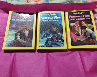 Vintage Enid Blyton Books Famous Five,Children's books, adventure books, books for girls and boys