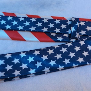 Vintage Stars and Stripes Polyester Mens Tie Mens Accessories, Menswear, Ties.