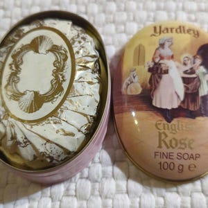 Unused Vintage Yardley English Rose,100g with tin  Excellent Condition Vintage Gifts, Memory Gifts, Gifts for Nans, Mums, Xmas Gift Set