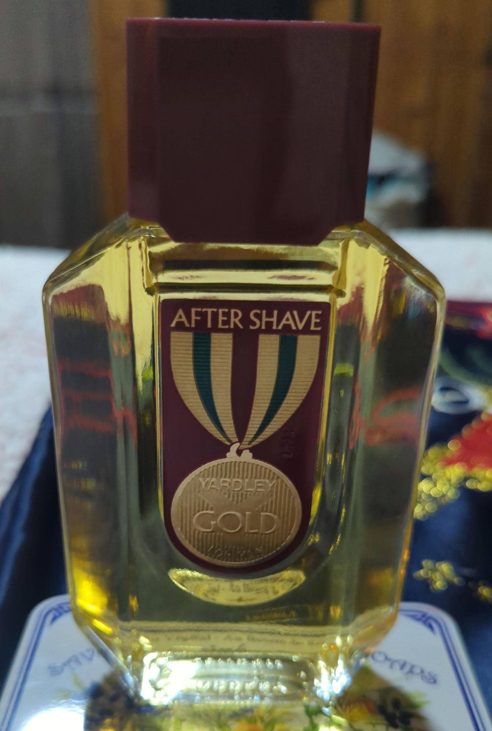 Vintage Yardley Gold Aftershave 125ml, Full Bottle, Gifts for Men