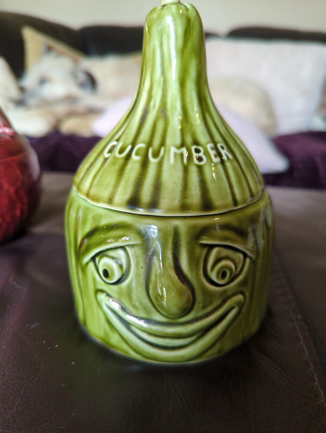 Vintage Sylvac Glazed Ceramic Cucumber Pot (crying Collection) - Etsy