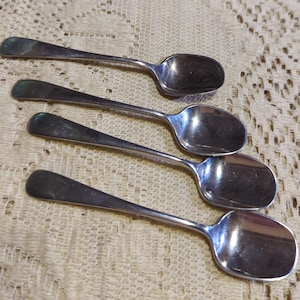 Vintage Silver Ware, Plated Coffee Spoons,Silver Plated