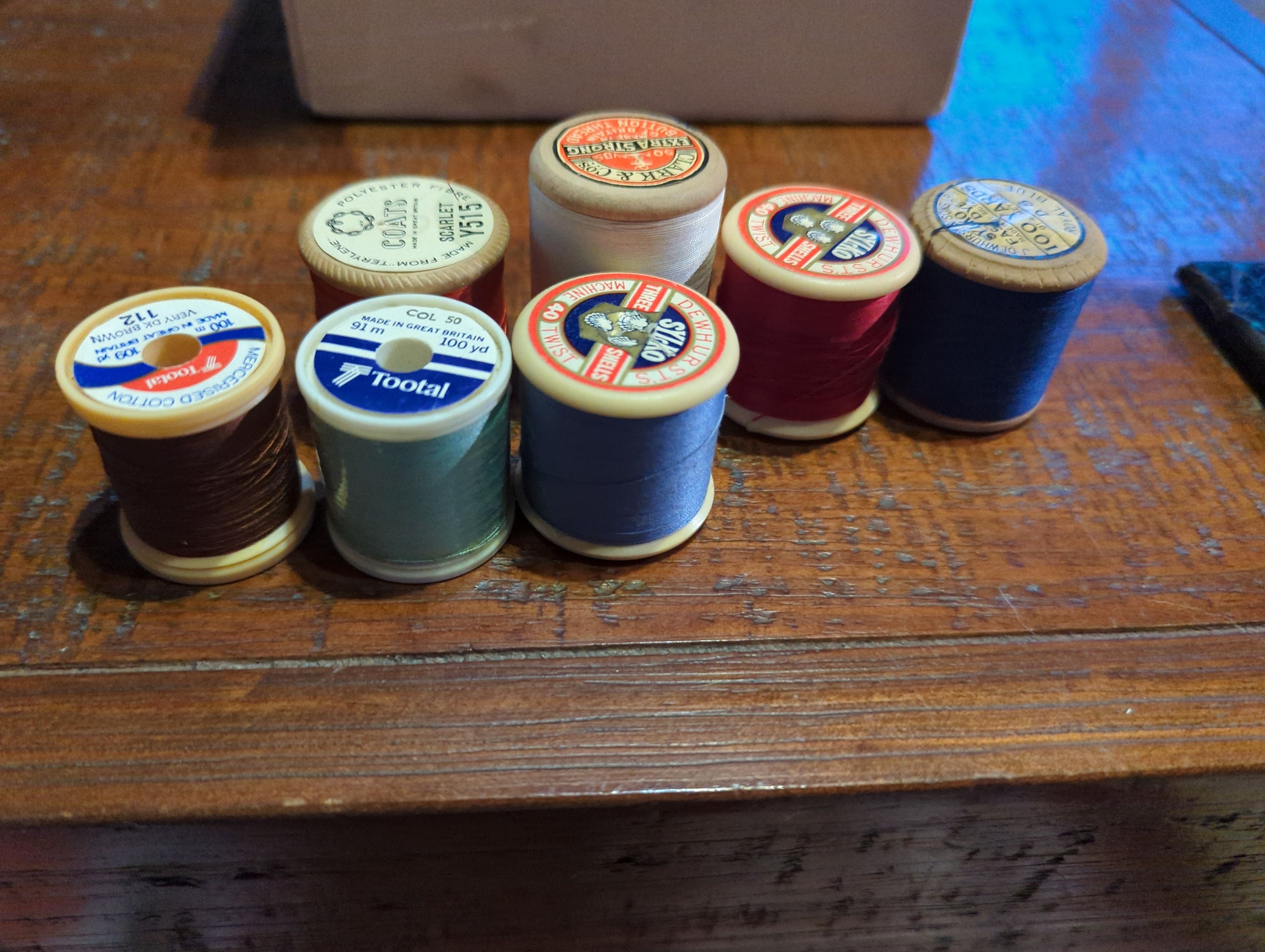A Selection of Vintage Threads Cottons - Etsy