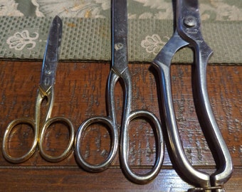A Set of Vintage Kitchen Scissors