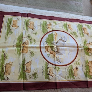 Paño de cocina vintage, manualidades, bordados y decoración de paredes.