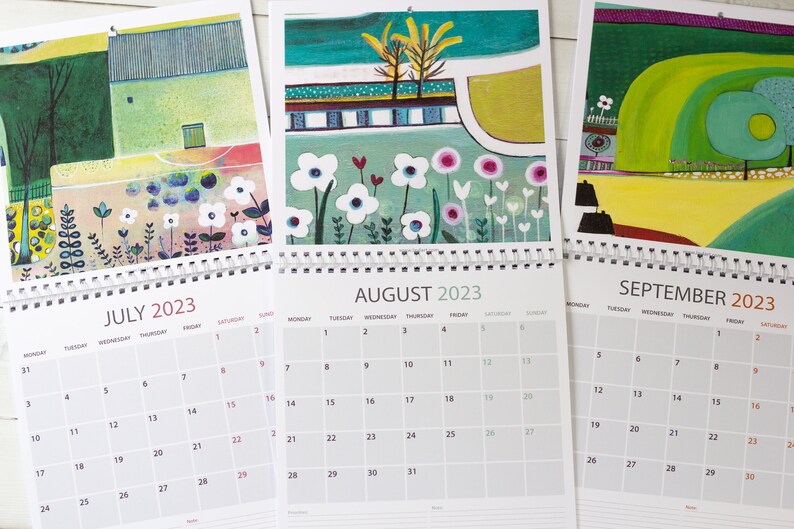 2023 Wall Calendar Square Art Wall Calendar 2023 Artist - Etsy
