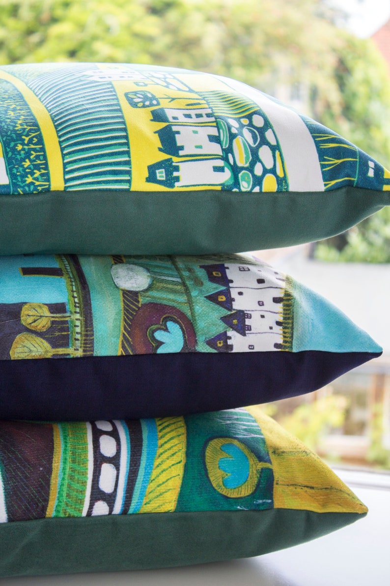 Unique Cushion Covers UK Modern Art Pillow Throw Funky Etsy UK