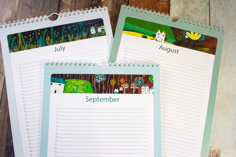 Perpetual Birthday Calendar Artist Birthday Calendar Art Etsy