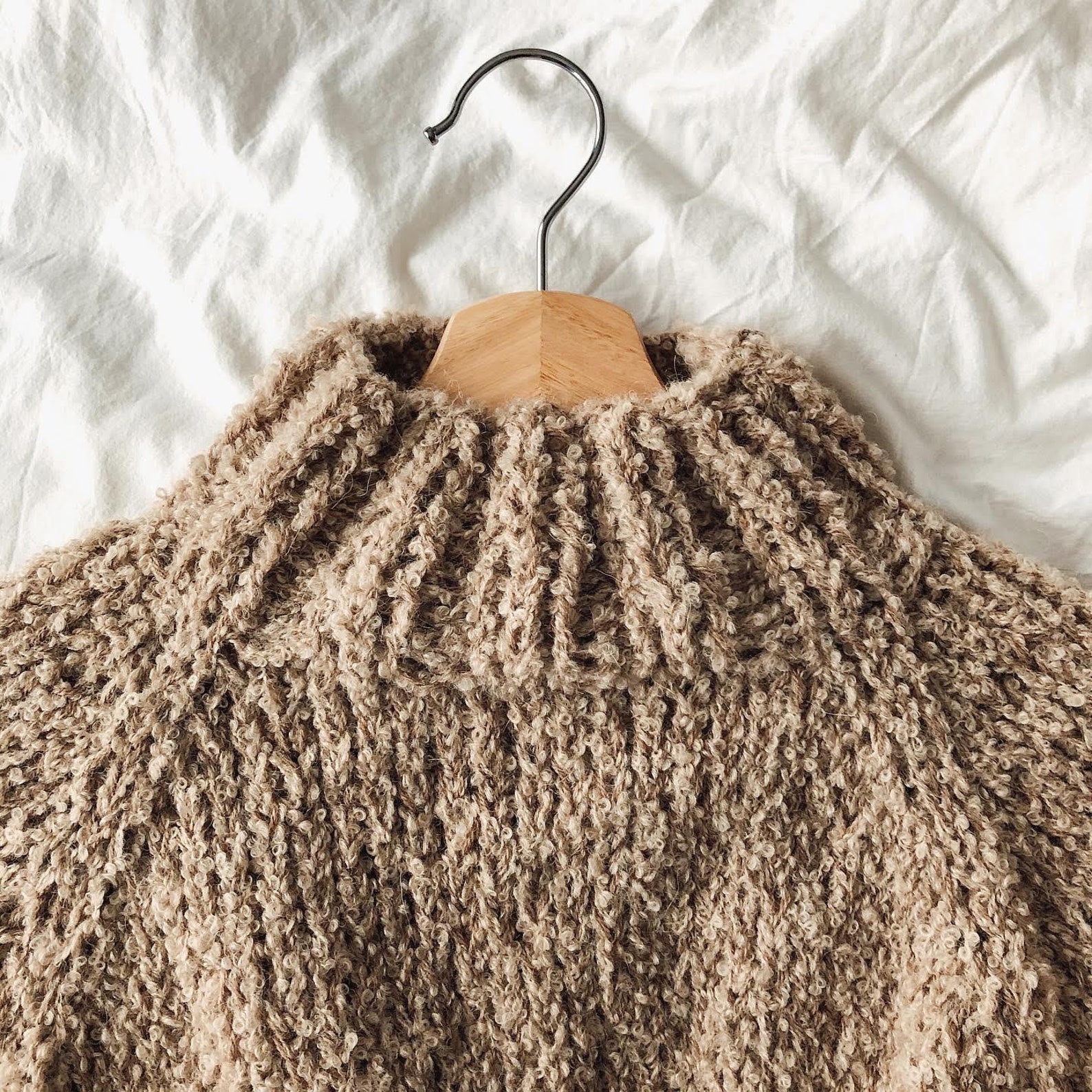 Knitting Pattern Sable Sweater Chunky Knit Lightweight Etsy