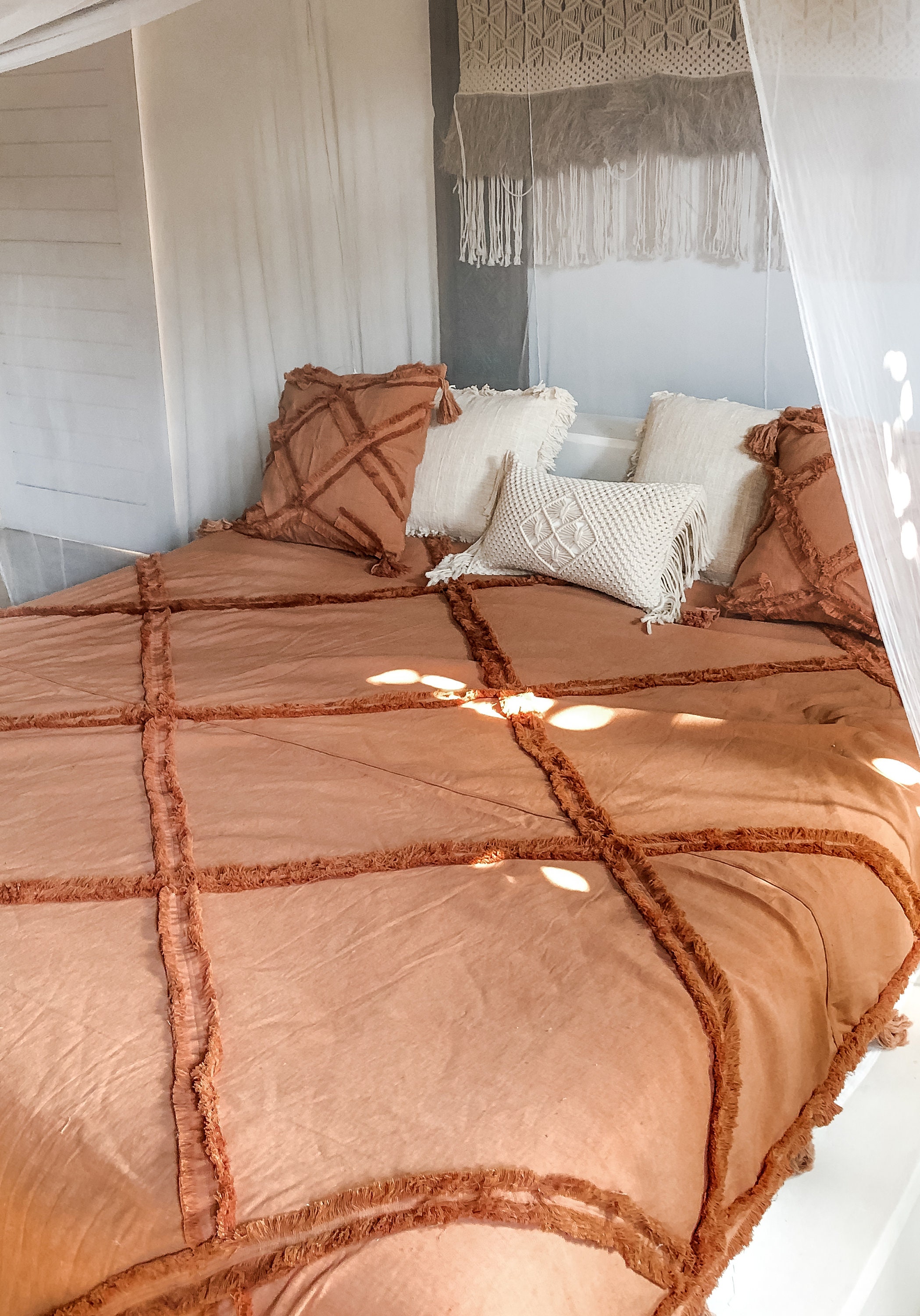 King Size Bed Terracotta Cover Thick King Size Blanket Etsy