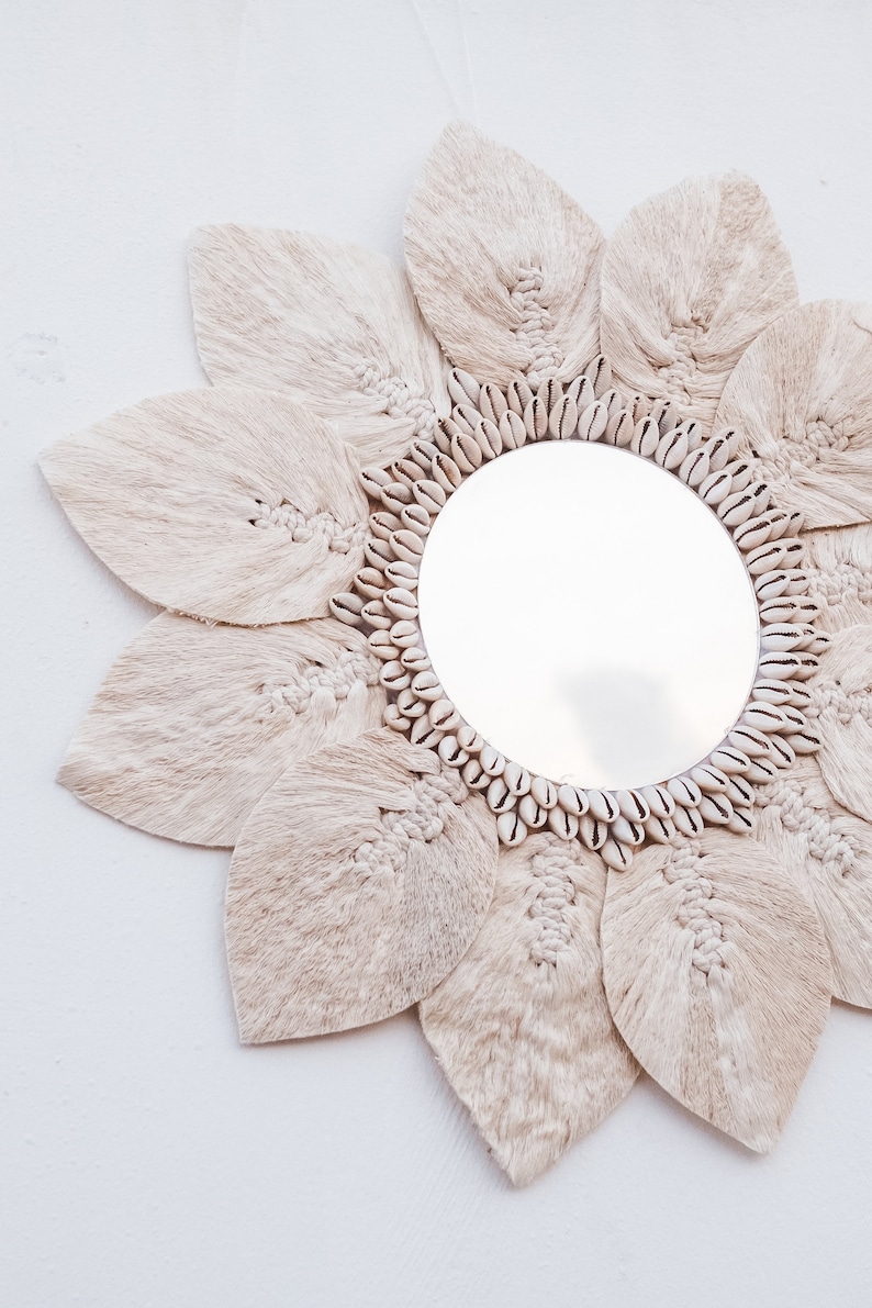 Boho Macrame Mirror main image 1