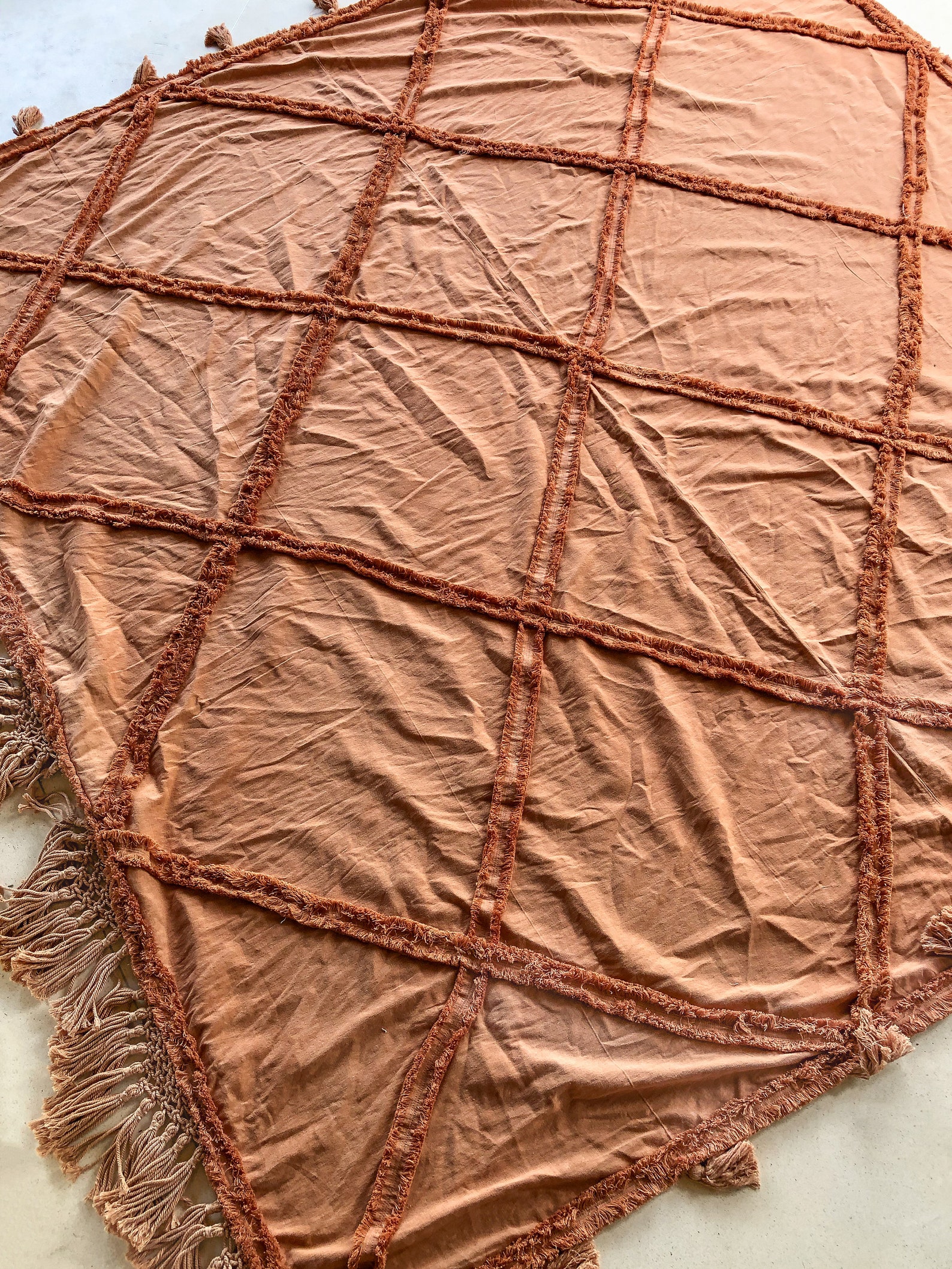 King Size Bed Terracotta Cover Thick King Size Blanket Etsy