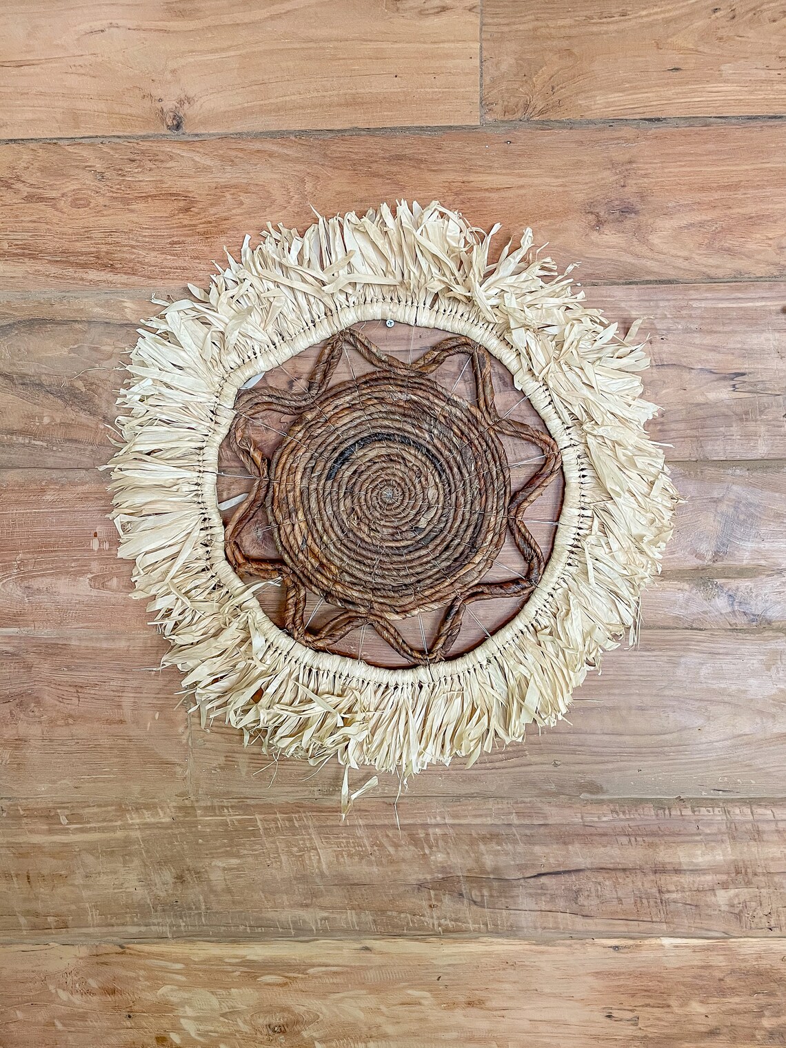 Banana Bark Hanging Wall Decoration Natural Wall Decor Boho Etsy