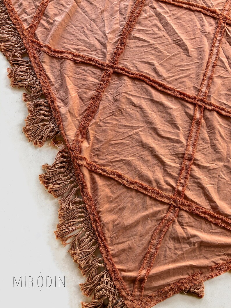 King Size Bed Terracotta Cover Thick King Size Blanket Etsy