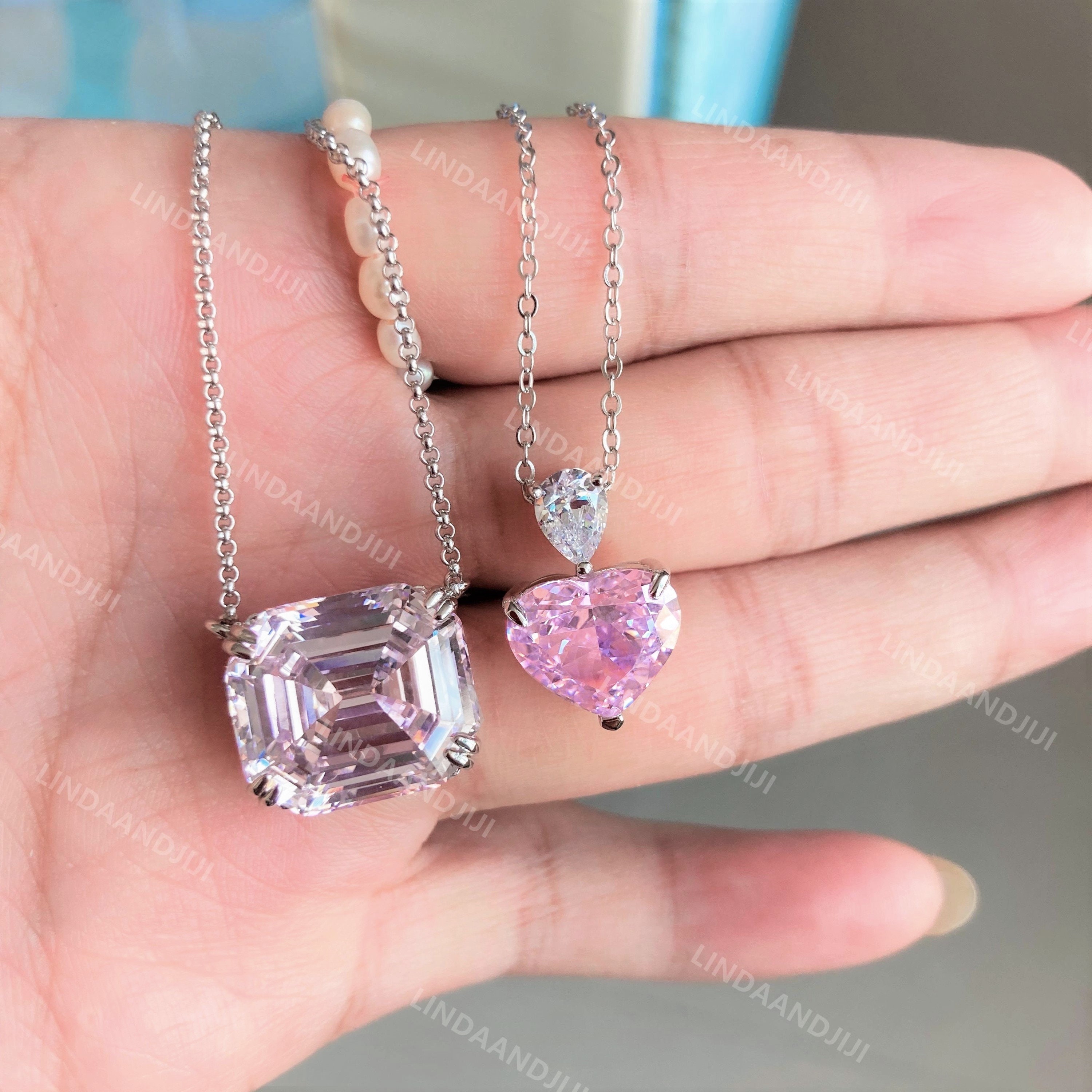Pink diamond necklace  Pink diamond necklaces, Pink diamond