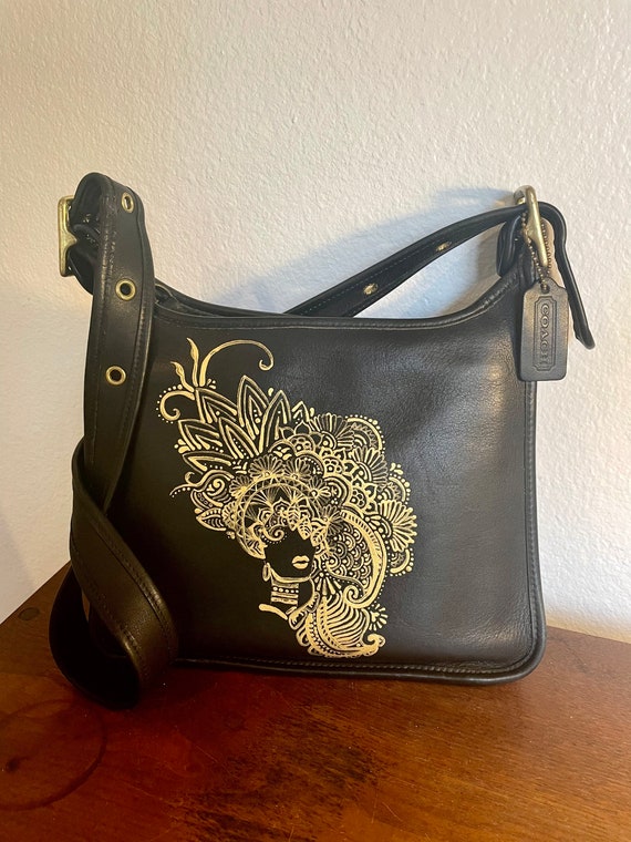 Hand Painted Vintage Coach Legacy Janice Style 996