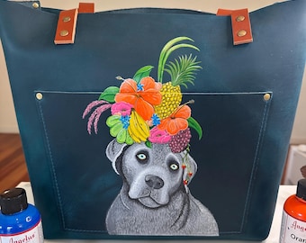 Custom Painted Bag- Send Me Your Bag To Paint!