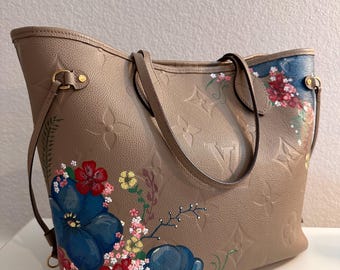 Custom Painted Bag- Send Me Your Bag To Paint!