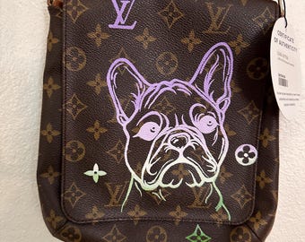Custom Painted Bag- Send Me Your Bag To Paint!