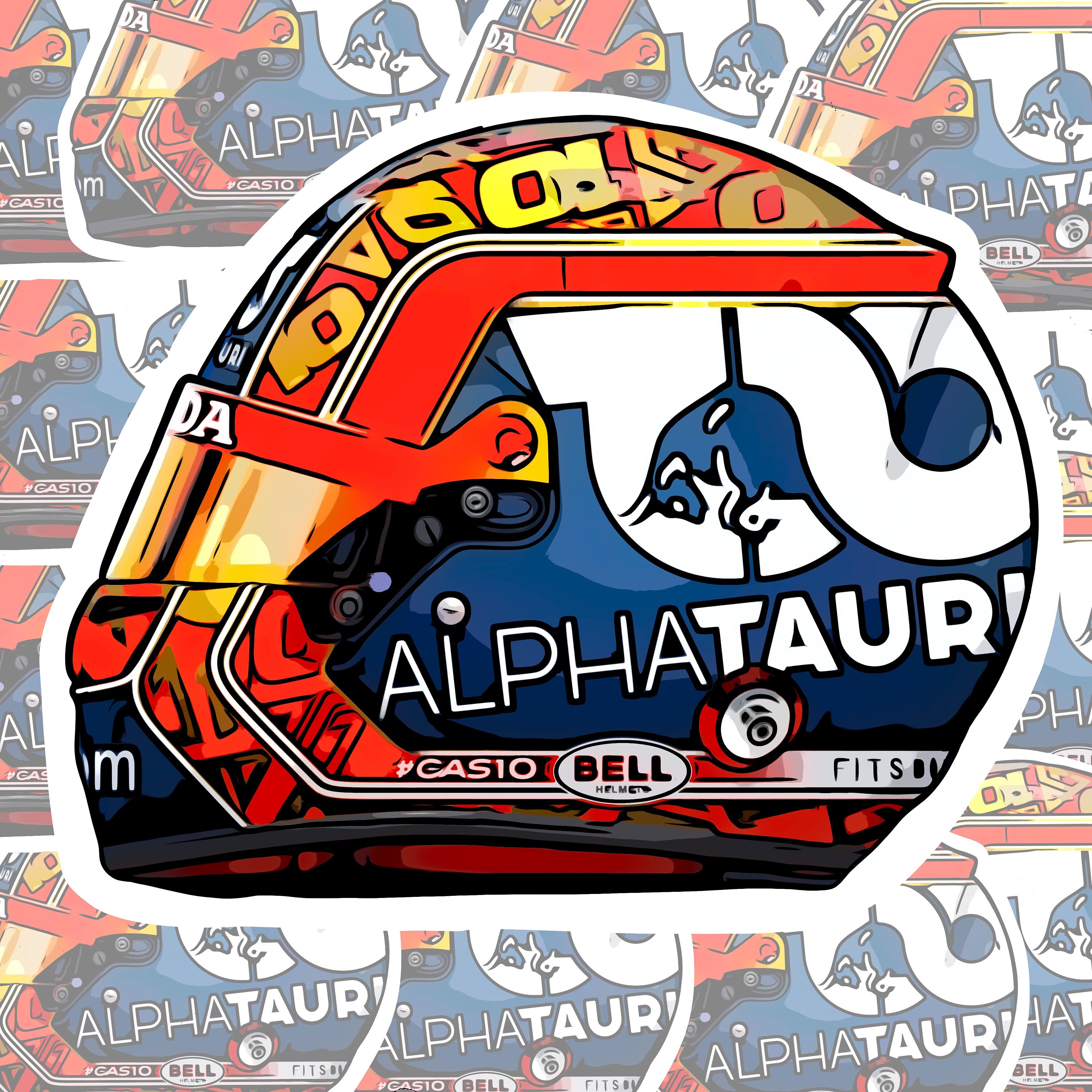 pierre gasly 2021 helmet
