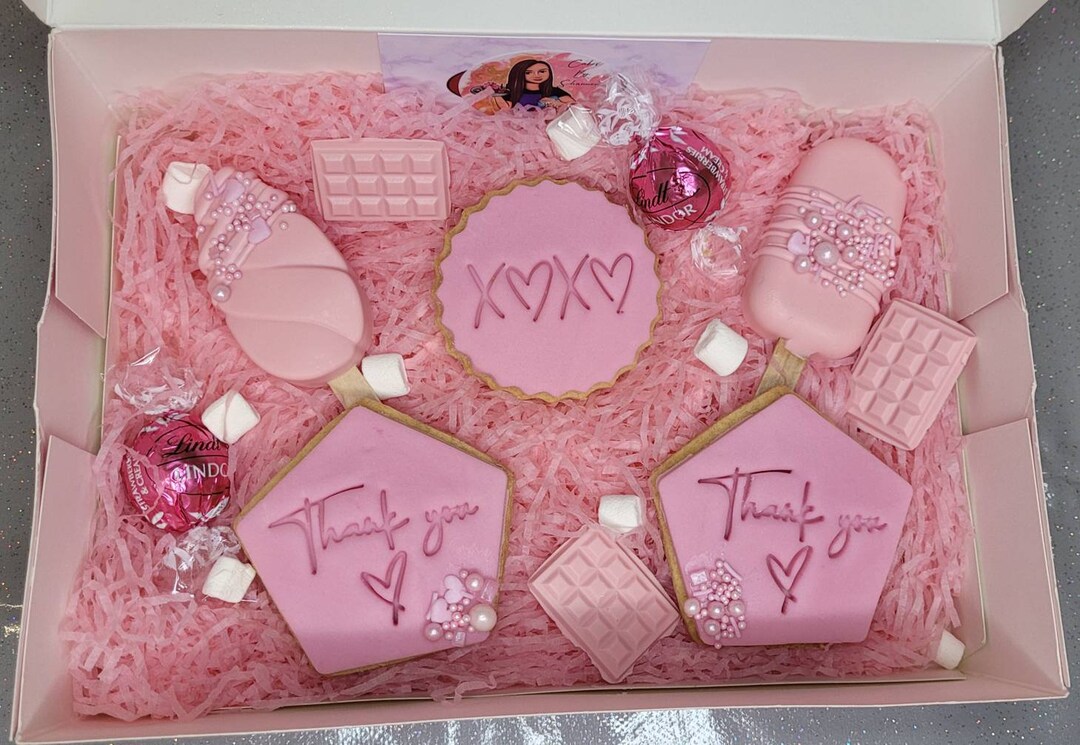 Thank You Treat Box Cakesicles & Biscuits Gift Box Etsy