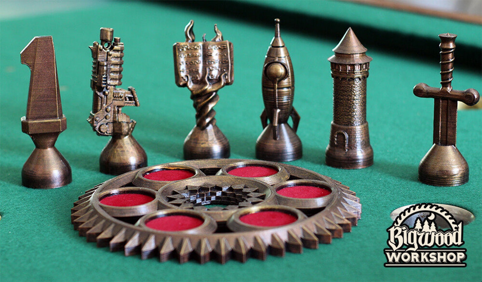 Set of 6 Universal First Player Tokens for board games Etsy