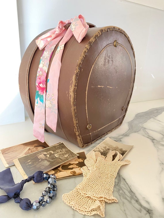 Vintage Hat Case / Original Hat Case / Hat Suitcase / Hat Box 