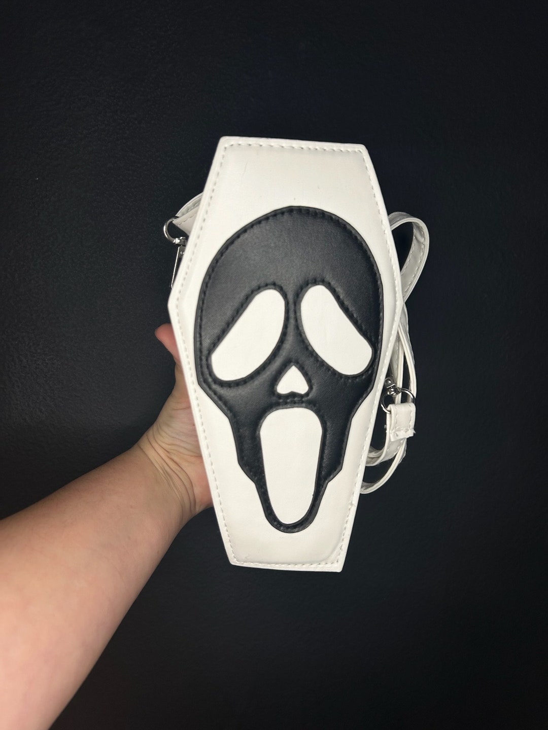Scream Purse White Halloween Purse Etsy