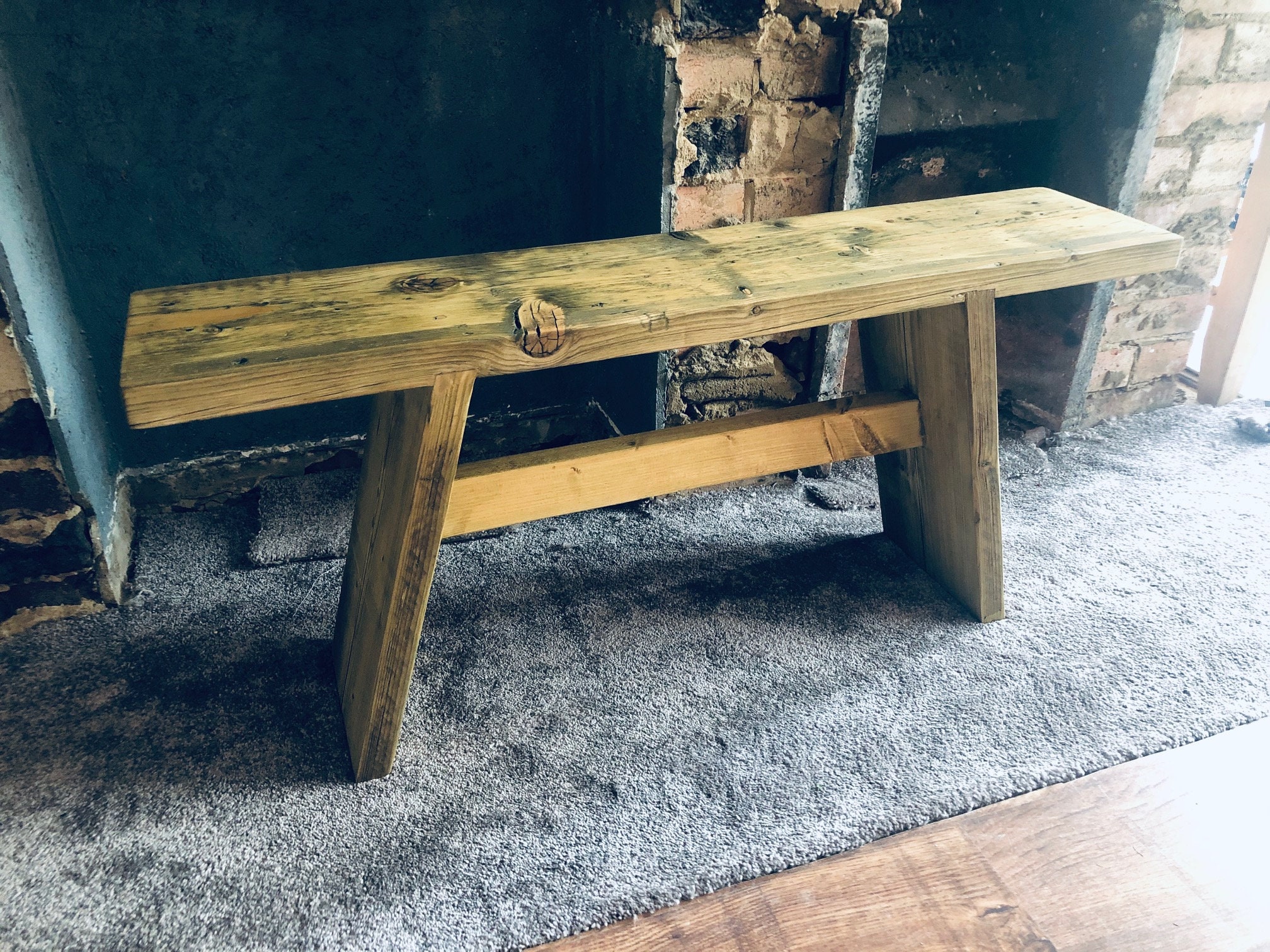 Indoor Bench by Rustic and Refined Etsy