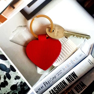 Leather Heart Keychain | Key Accessories | Leather Keyfob