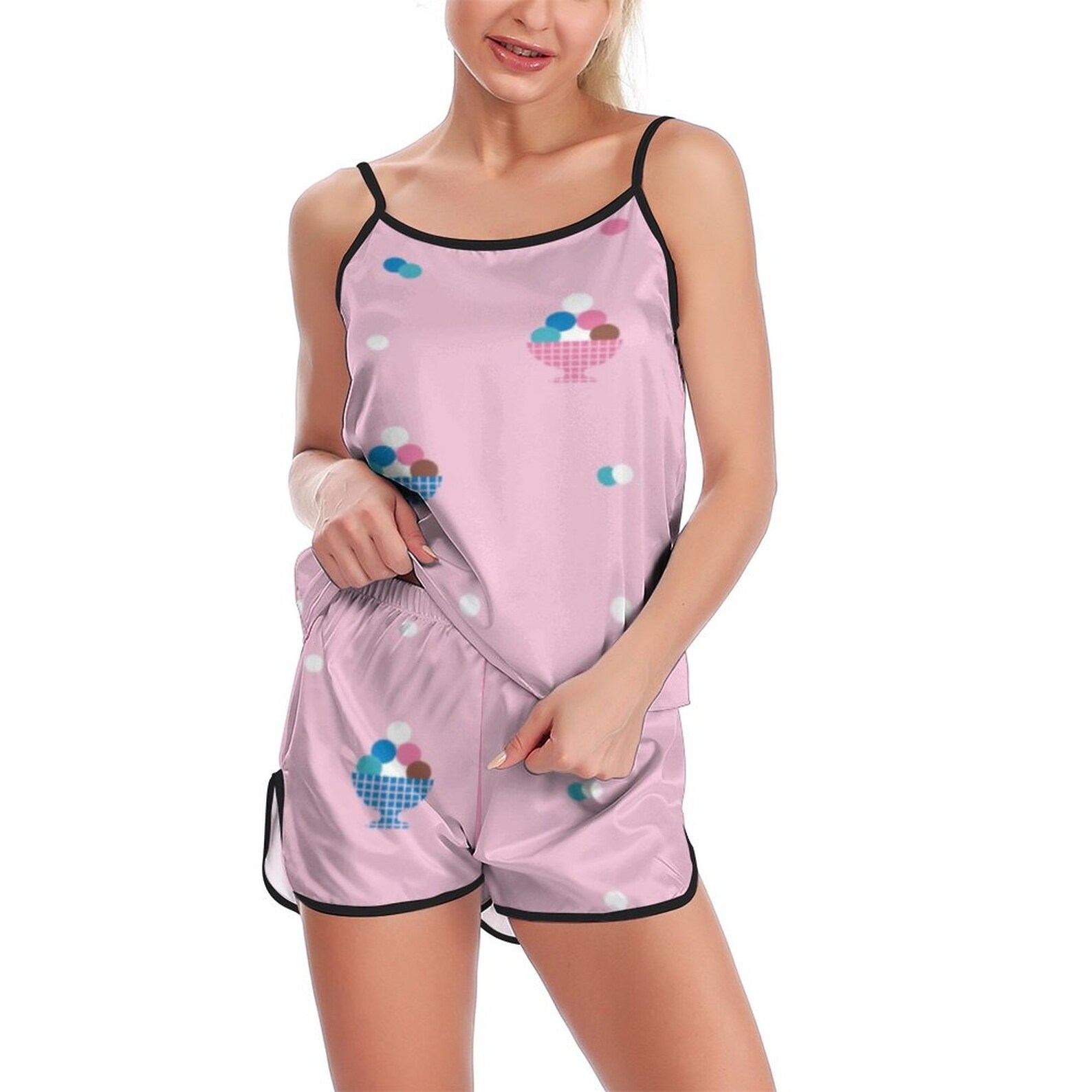 Cute pink ice cream Personalized pajamas pajama suits pajama Etsy