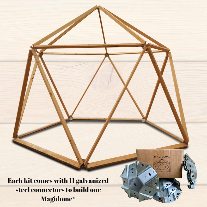 Magidome® Steel Geodesic Dome Connectors Build a Tent Etsy