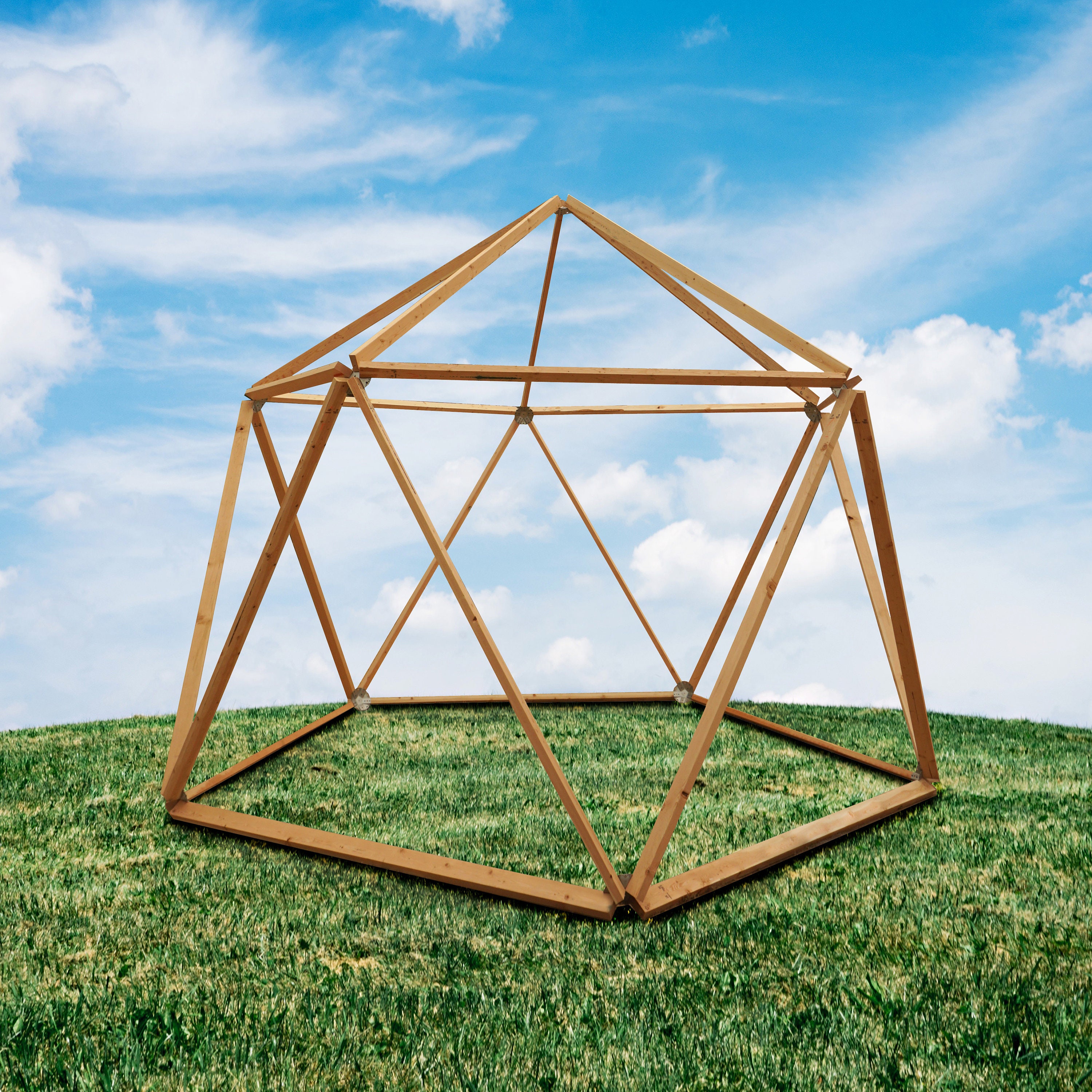 Magidome® Steel Geodesic Dome Connectors Build a Greenhouse Etsy