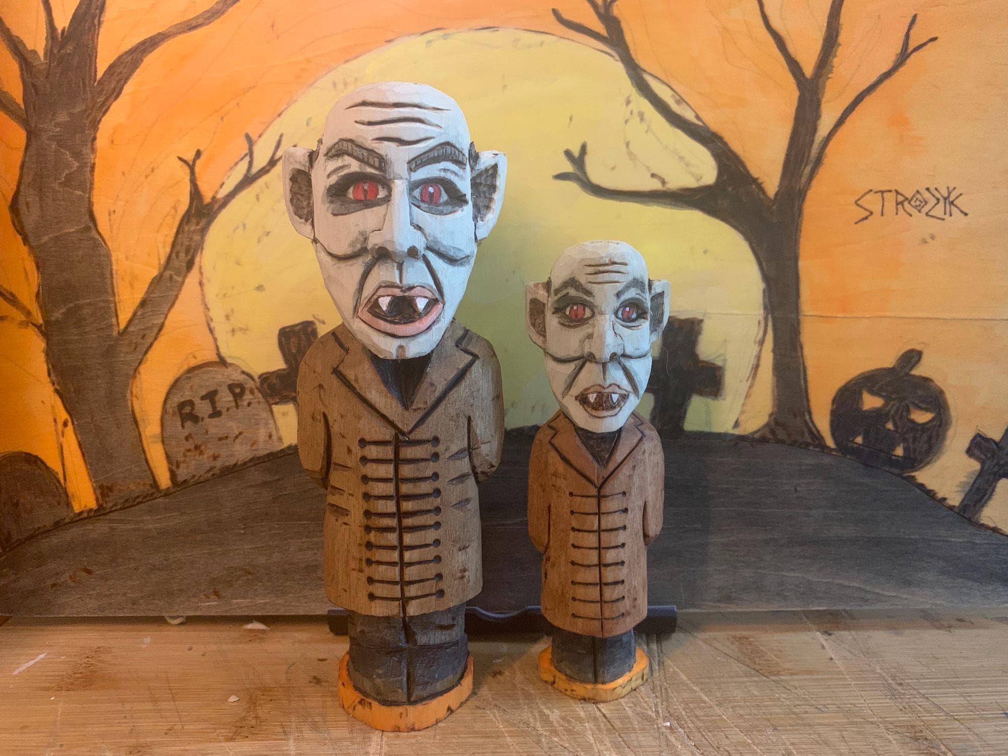 Count Morlock A Hand Carved Count Orlock From the 1922 Silent Film