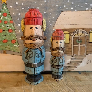 Yukon Cornelius! The legendary Rankin & Bass character hand-carved in basswood.