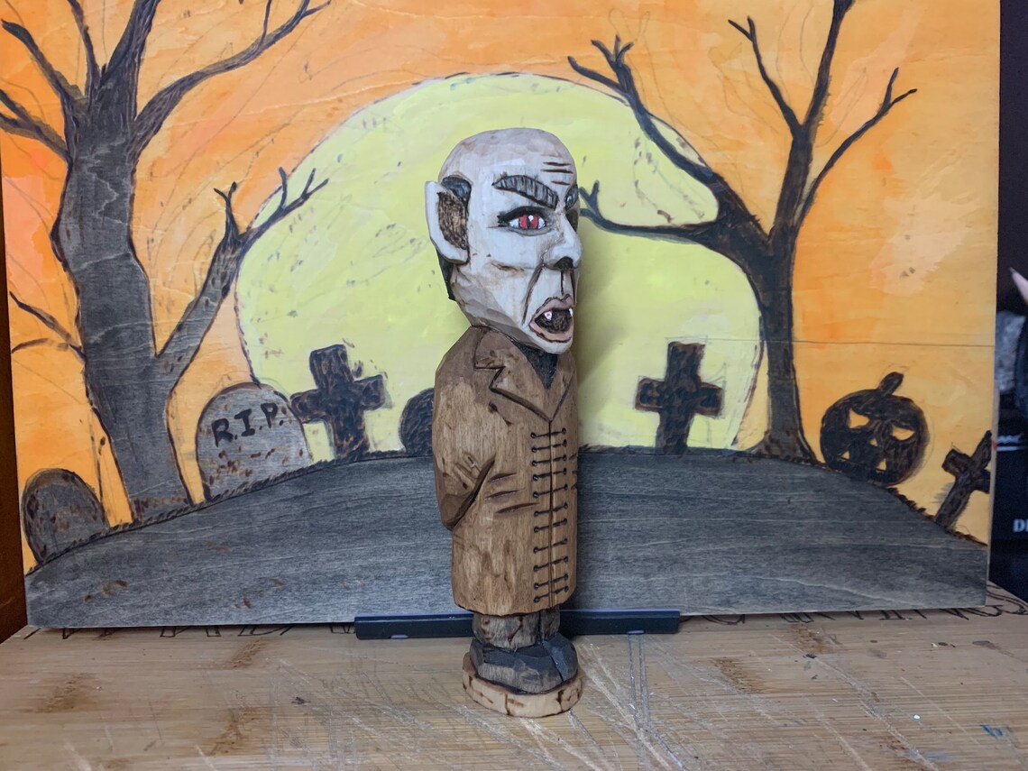 Count Morlock A Hand Carved Count Orlock From the 1922 Silent Film