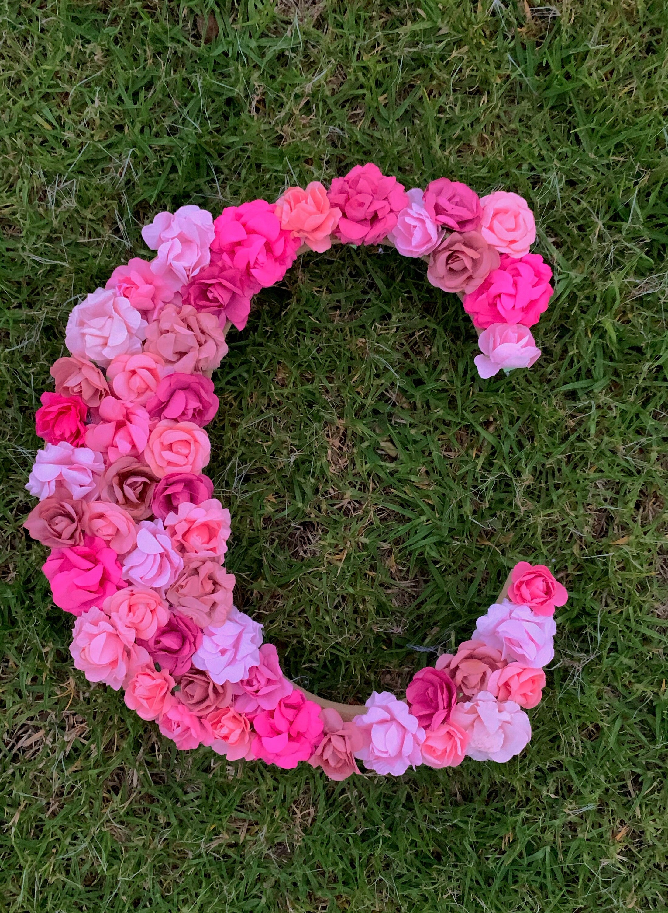 Large Flower Letter Etsy