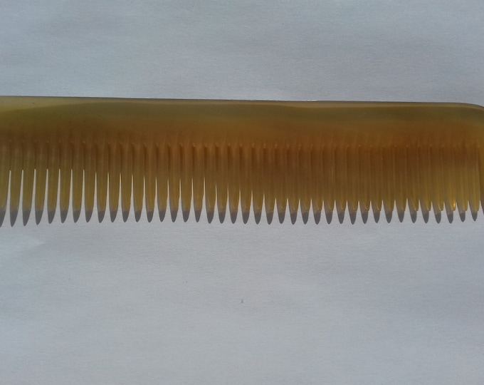 Peigne en Corne Naturelle – Démêloir à Grandes Dents 17 cm
