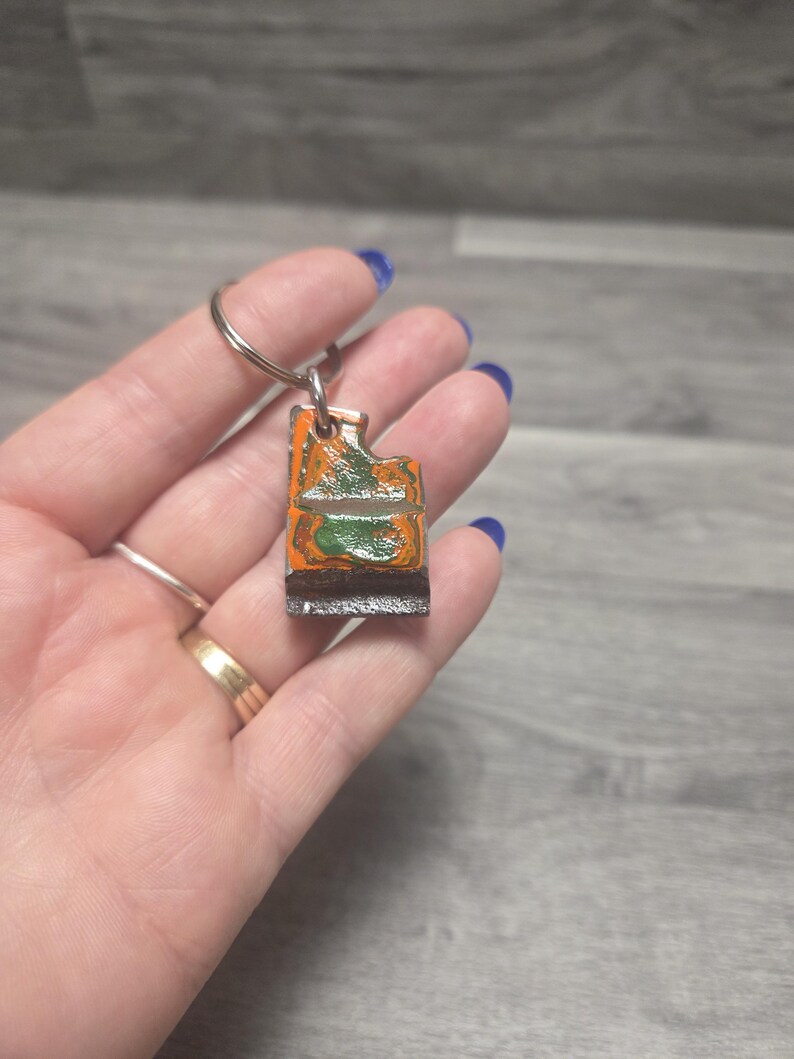 Bridge Shape Key Chain Mackinac Bridge Keychain