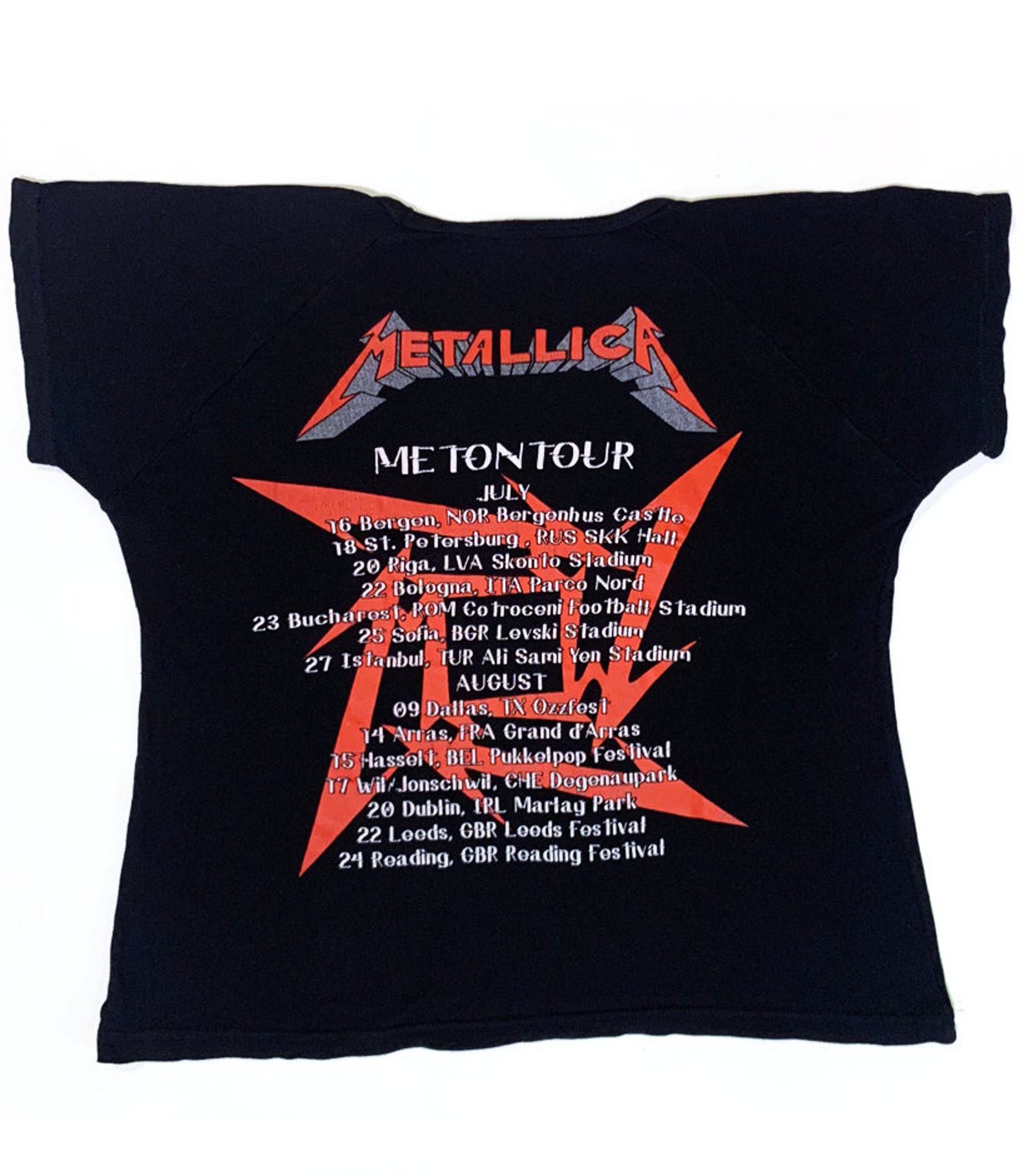 metallica tour merchandise 2023