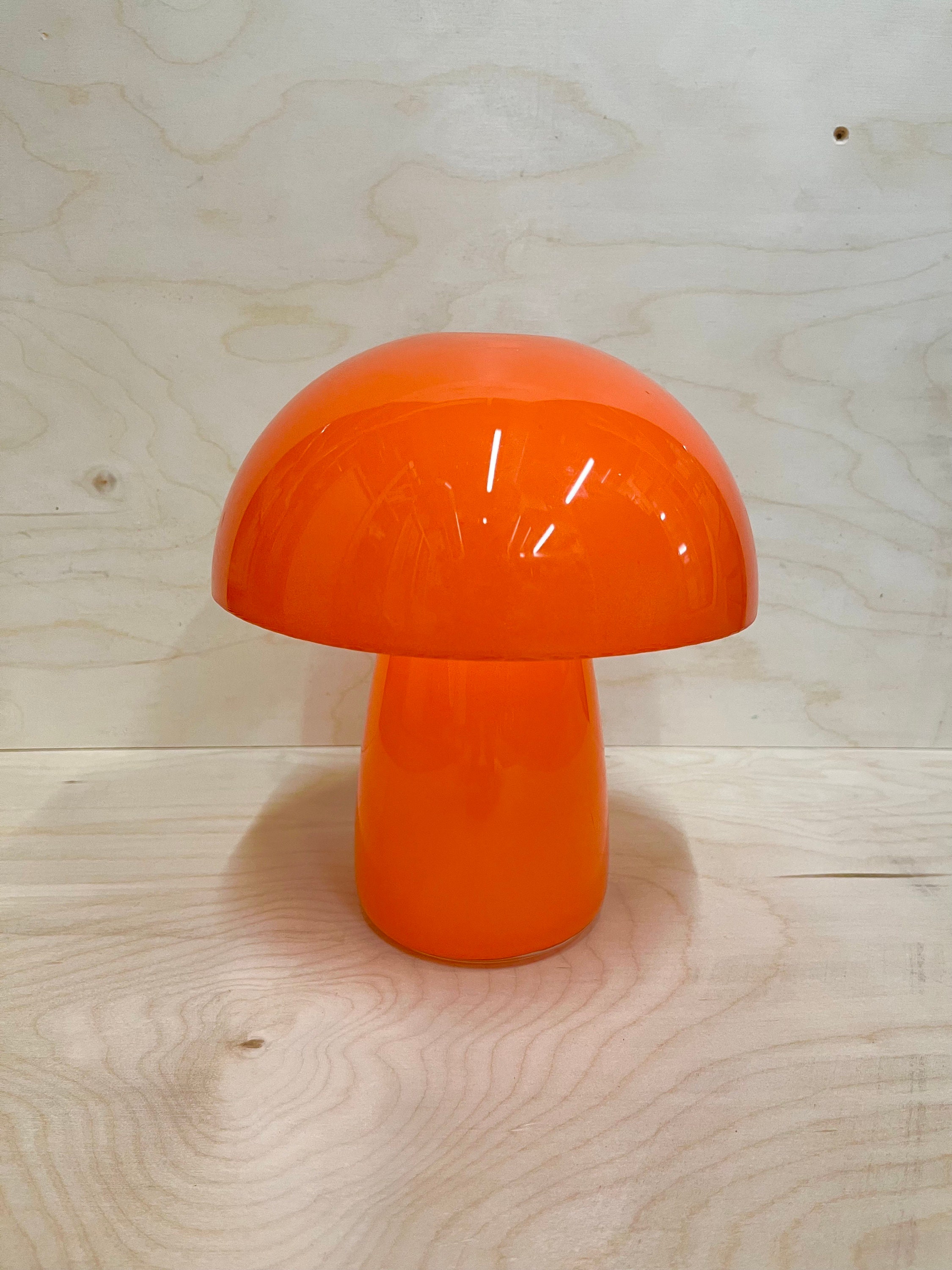 Mushroom Minimalistic Lamp in Orange With Touch Light. - Etsy UK