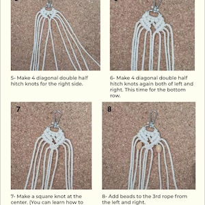 making-macrame-owl-key-chain