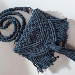 DIY Bag - Macrame Soulder Purse PDF Pattern - Etsy