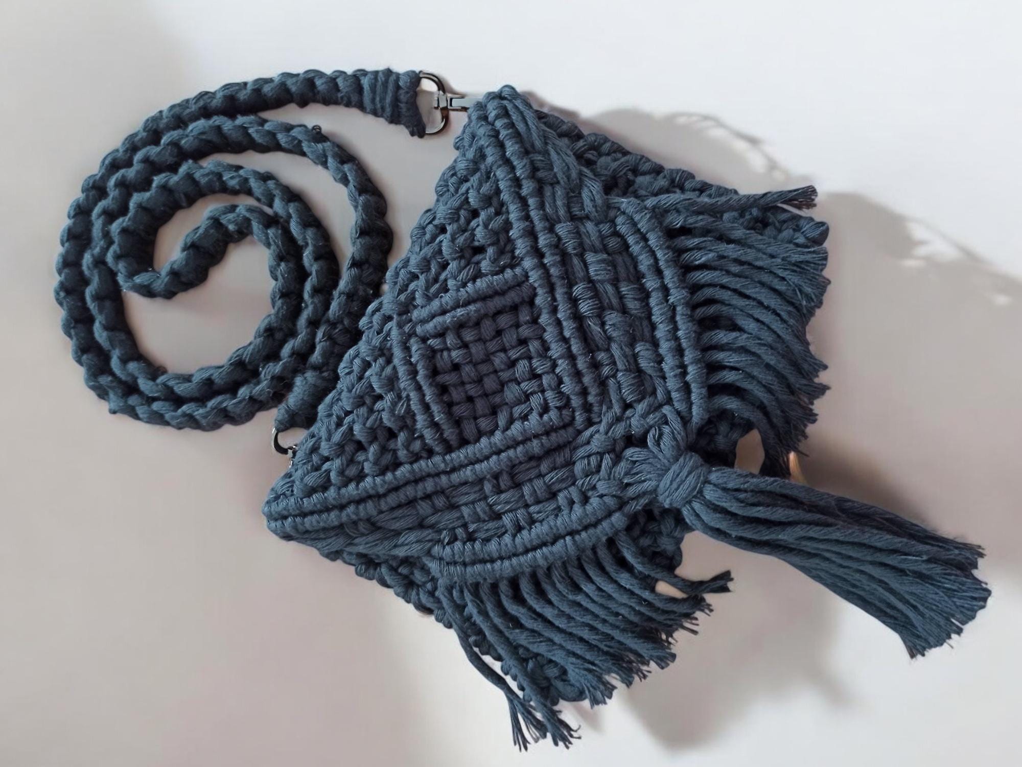 DIY Bag - Macrame Soulder Purse PDF Pattern - Etsy