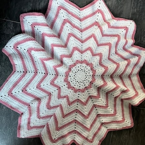Handmade crocheted baby blankets