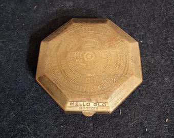 Vintage Mello Glo Octagonal Compact