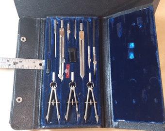 1940s Post Quality Instruments Drafting Tools