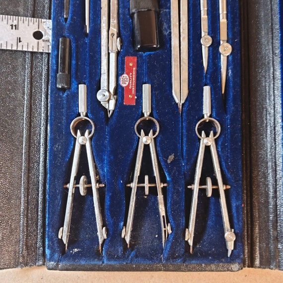 1940s Post Quality Instruments Drafting Tools 