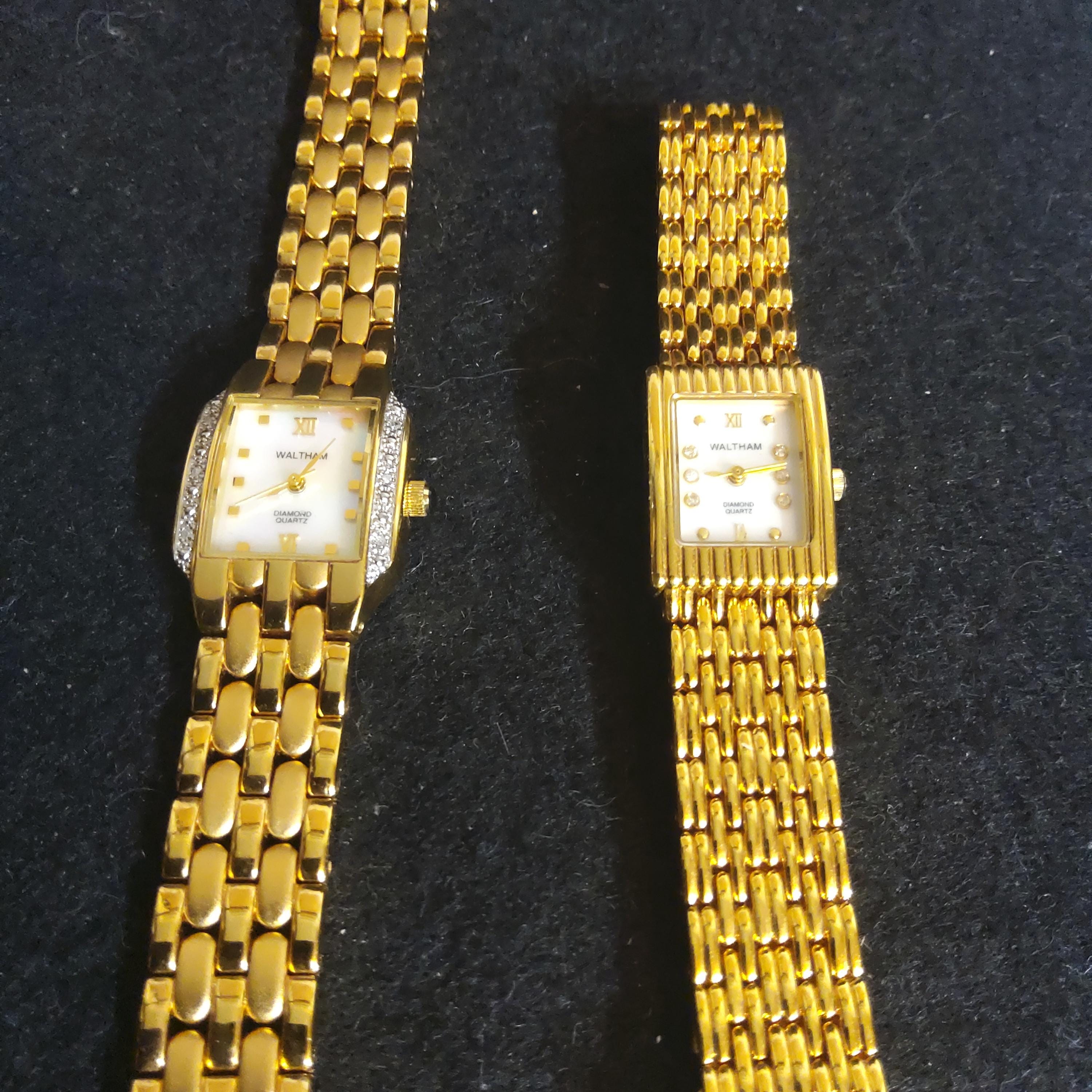 ? Vintage Waltham Gold-plated Diamond Accent Ladies Watch Excellent Condition? Waltham Diamond Accent Wristwatches for sale | eBay main image 4