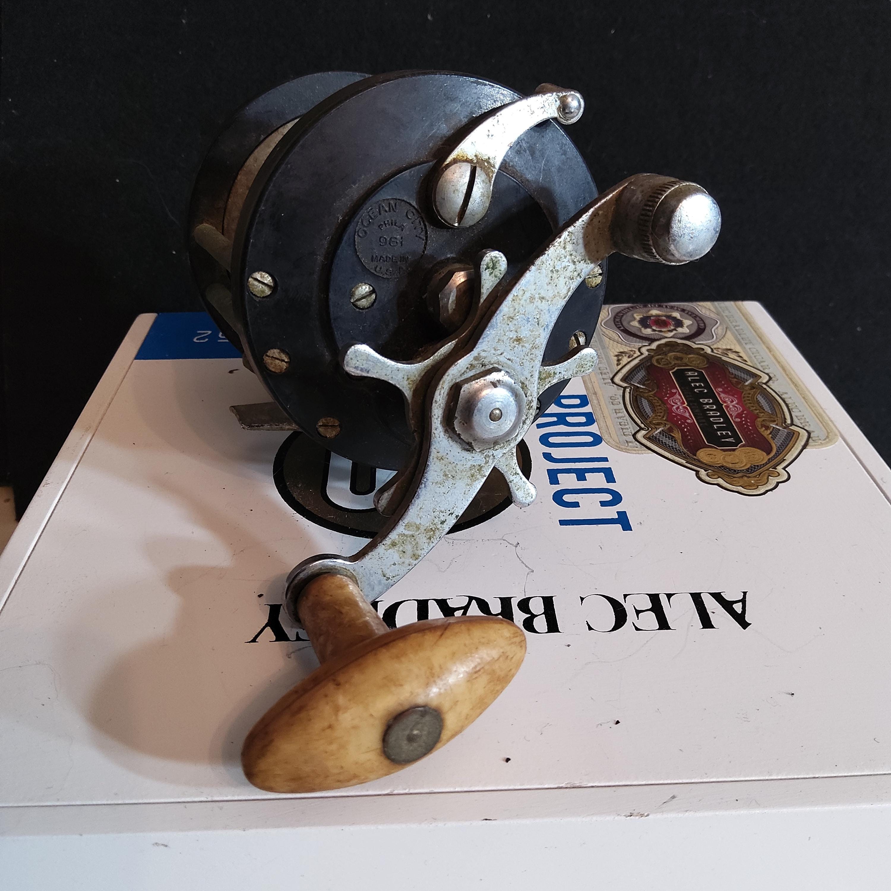 Moulinet Pêche Ocean City Vintage – Modèle 981 Free Spool, Surf Casting USA